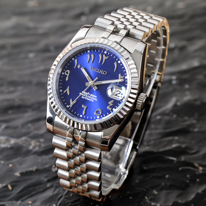 SeikoJust Royal Blue Arabic Dial